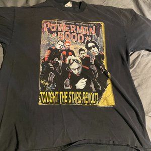 Powerman 5000 Tonight The Stars Revolt tour Tshirt